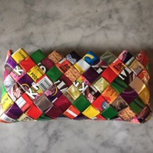 Gum and Candy Wrapper Wristlet